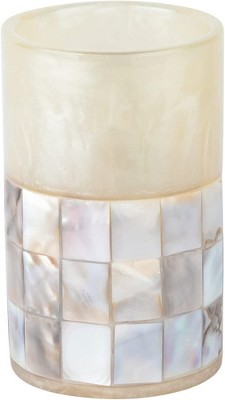 Creative Scents Mirror Damask White Tumbler : Target