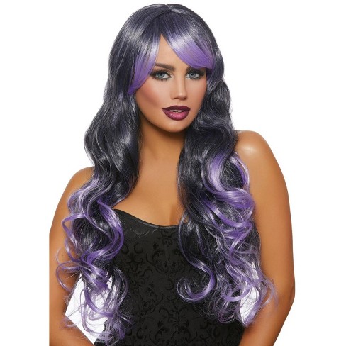 Purple wig target best sale