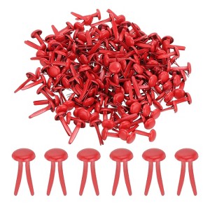 Unique Bargains Corrosion Resistance Light Weight Durable Arts and Crafts Brads 200 Pcs - 1 of 4