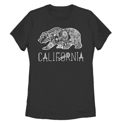 Women's Lost Gods California Henna Bear T-Shirt
