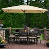 Yaheetech 6.5x10FT Patio Umbrella with Push Button Tilt - 2 of 4