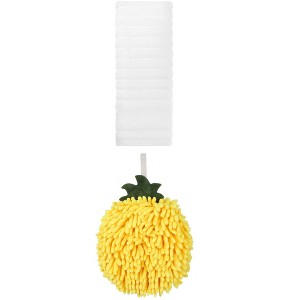 REGALWOVEN Absorbent Quick Drying Solid Decorative Hand Towels for Bathroom 14" x 30"/6" x 6" 2 Pcs - 1 of 4