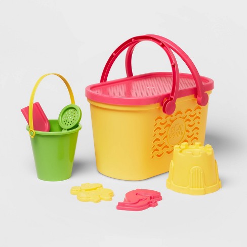 1 Pc Portable Children Beach Bucket Sand Toy Foldable Collapsible Plastic  Pail Multi Purpose Summer Party Playing Storage - Realistic Reborn Dolls  for Sale