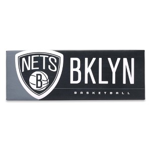 NBA Brooklyn Nets Tradition Canvas Wall Sign - 1 of 4