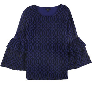 Alfani Womens Tiered Sleeve Pullover Blouse - 1 of 1