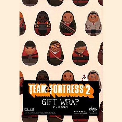 Crowded Coop, LLC Team Fortress 2 Gift Wrap 27" x 39"