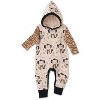 Girl Funky Monkey Hooded Romper - Tesa Babe - 2 of 2