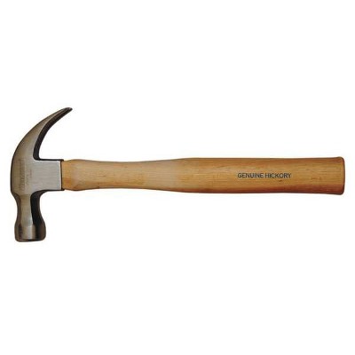 Westward  Straight-Claw Hammer,Hickory,13 Oz 6DWG8