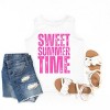The Juniper Shop Sweet Summer Time Block Distressed Youth Tank Top - 2 of 4