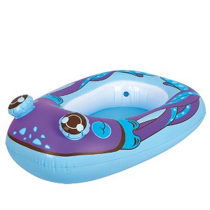 Pool Central Octopus Children's Inflatable Pool Boat Float - 34" - Purple - 1 of 4
