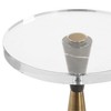 Uttermost Holton Tapered Brass Accent Table - 3 of 4