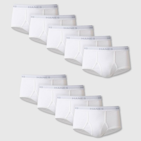 Hanes Men's 9pk Briefs - White L : Target