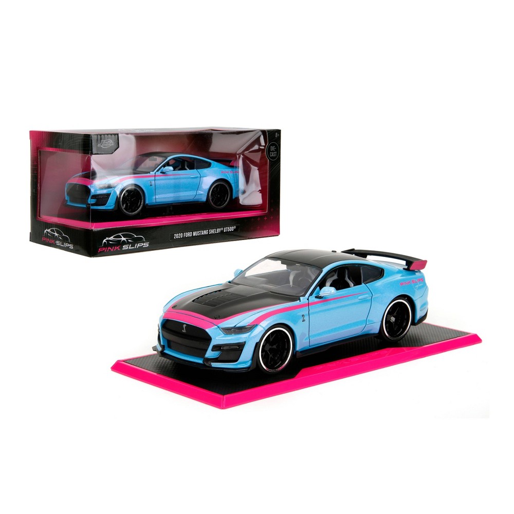 【尾張小牧店】 中古 Jada Pink SLIPS 2020 Ford MUSTANG SHELBY GT500 【727】 NEW 2023 Jada Pink Slips 2020 Ford Mustang Shelby GT500 1:24