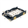 COWLOWN Race Car Bed with Storage, Platform Bed with Wheels, Pine Wood Frame & Slat Support - 2 of 4