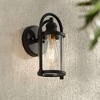 John Timberland Avani Rustic Outdoor Wall Light Fixture Black Metal 10 1/4" Clear Glass Panels for Post Exterior Barn Deck House Porch Yard Patio Home - 2 of 4