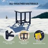 WestinTrends Azura Outdoor 18" HDPE Square Adirondack Patio Side Table - 3 of 4