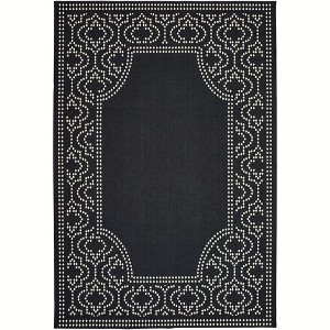 Oriental Weavers Marina 1247K Black/ Ivory Indoor/Outdoor Area Rug - 6'7" x 9'6" - 1 of 1