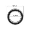 Unique Bargains 6701-2RS Ball Bearings Double Shield Chrome Steel 10 Pcs - 4 of 4