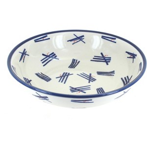 Blue Rose Polish Pottery 1013 Zaklady Large Salad Bowl - 1 of 1