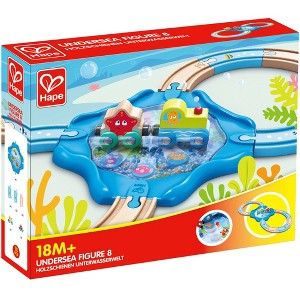 Hape: Undersea Figure 8 - Wooden Train Track Playset,18 Months+ - 1 of 4