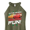 Women's - Disney - On The Highway To Holiday Fun Graphic High Neck Tank - 2 of 3