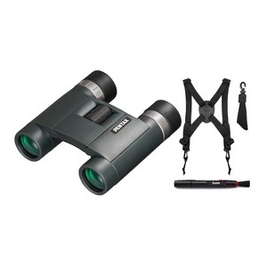 Pentax A-Series 10x25 AP WP Binoculars with Harness and Lens Cleaning Pen - 1 of 3