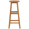 vidaXL Bar Stools 6 pcs Solid Acacia Wood - 3 of 4