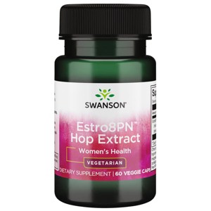 Swanson Estro8PN Hop Extract – Vegetarian Capsules [10 mg, 60 Count] - 1 of 4