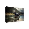 Canvas Wall Art - Sasha 'Moose Canoe' Wall Art for Living Room, Bedroom, or Office Décor by Trademark Fine Art - 24 x 16 Inches - 2 of 4