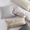 Cross Stitch Square Pillow 18x18 - Levtex Home - 3 of 3