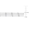 EVERLY JEWELRY | Sterling Silver Multi-Strand Link Bracelet, 7.5 inch - 4 of 4