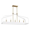 Savoy House Sheffield 5 - Light Chandelier in  White/Warm Brass - 2 of 4