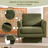 XIYUYEU Teddy Velvet Swivel Accent Chair with Curved Armrest,Cozy Upholstered Swivel Living Room Chairs for Living Room - 4 of 4