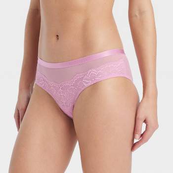 QTBIUQ WomenSolid Underwear Lingerie Thongs Panties Ladies  Underwear(Wine,XL)