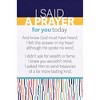 Dicksons I Said A Prayer for You, Multicolor 3 x 2 Inch Paper Itty Bitty Blessings Pocketcard, Pack of 24 - 2 of 2