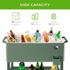 Best Choice Products 80qt Steel Rolling Cooler Cart w/ Bottle Opener, Catch Tray, Drain Plug, Locking Wheels - 3 of 4