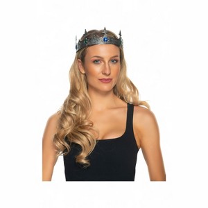 Underwraps Costumes Cool Blue Steel Crown - 1 of 1
