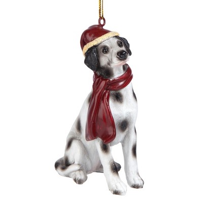 Design Toscano Dalmatian Holiday Dog Ornament Sculpture