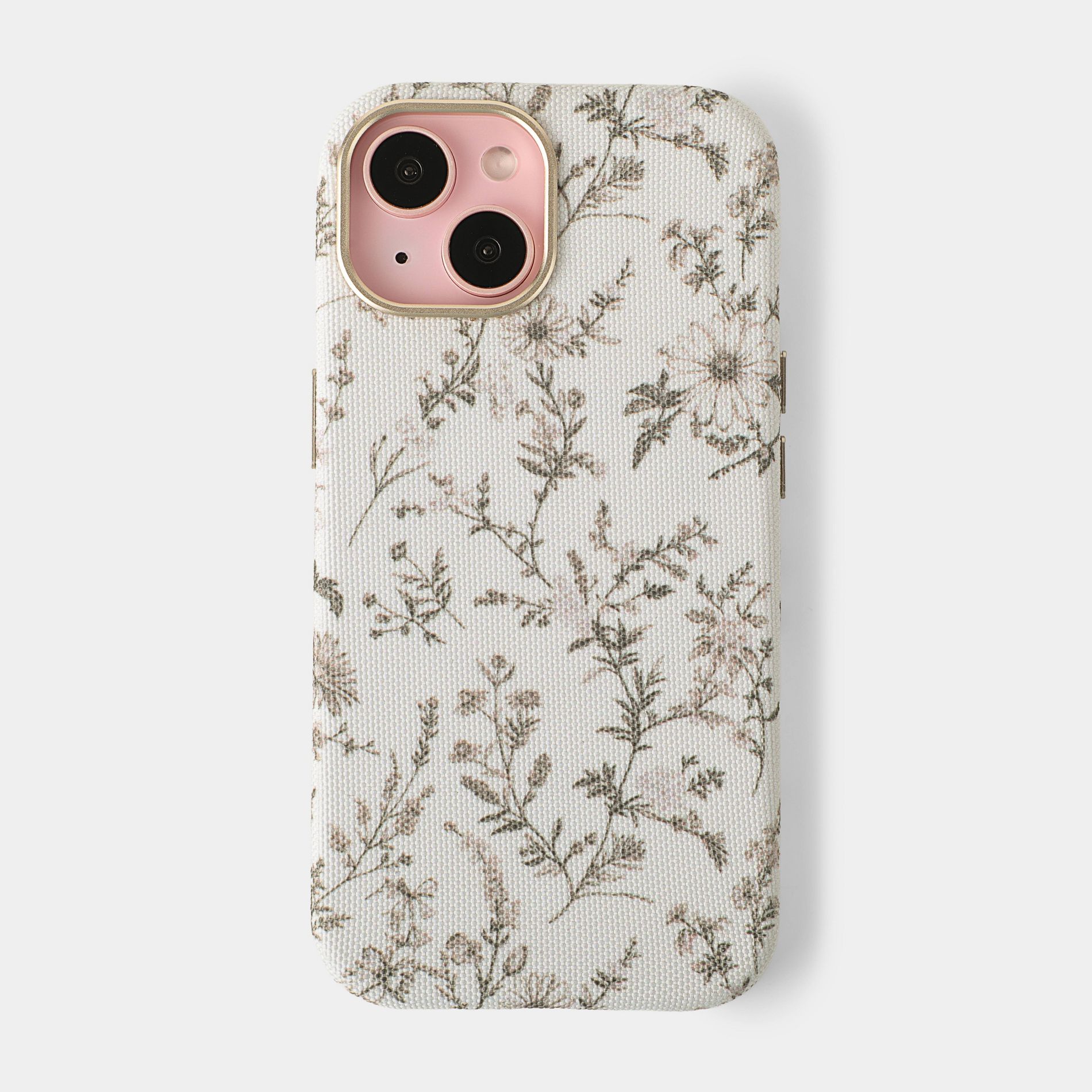 iPhone 17e/16e/15/14/13 Floral Phone Case - heyday™ Light Beige