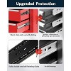 5-Drawer Rolling Tool Chest, Modular Tool Cabinet with Brake Casters & Removable Drawers, Workshop Toolbox Cart for Factory/Garage - 4 of 4