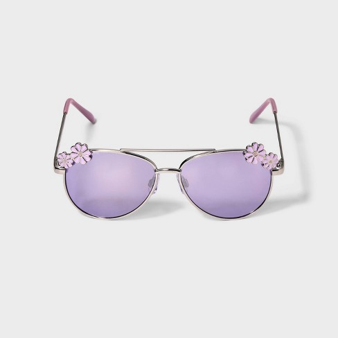 Girls Daisy Aviator Sunglasses Cat Jack Purple