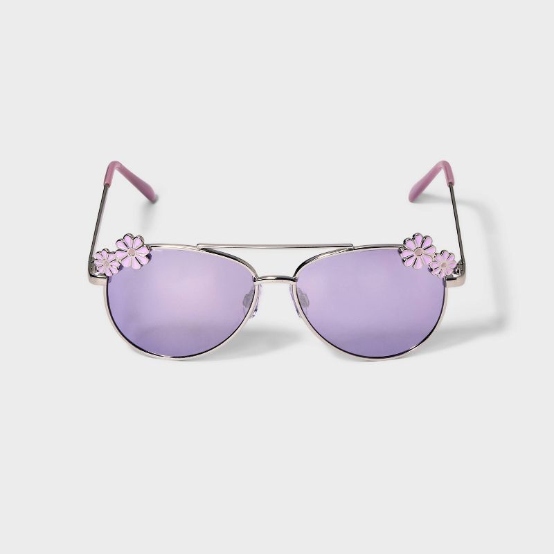 Girls' Daisy Aviator Sunglasses  - Cat & Jack™, 1 of 6