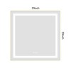 ChicFurnit Bathroom Vanity Mirror with Stepless Dimmable Lighting for Modern Interiors, Gold, 36"*36"*4" - 3 of 4