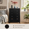 Jojoka Fluted 5 Drawers Dresser, 48-Inch Tall Modern Chest of Drawers with Anti-Tipping Device - 4 of 4