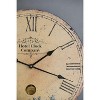 Gulches Vintage Wall Clock with Distressed Finish - 4 of 4