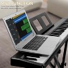 GLARRY Folding Digital Piano 88 Keys Semi-Weighted Standard Keyboard, Headphone and MIDI Bluetooth, Beginner Friendly, All-In-One Kit, for Piano Lover - 3 of 4
