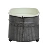 Trough Multi Metal Mini Planter - Foreside Home & Garden - 2 of 4