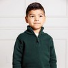 Hope & Henry Boys'  Half Zip Pullover Sweater with Elbow Patches, Infant - 4 of 4