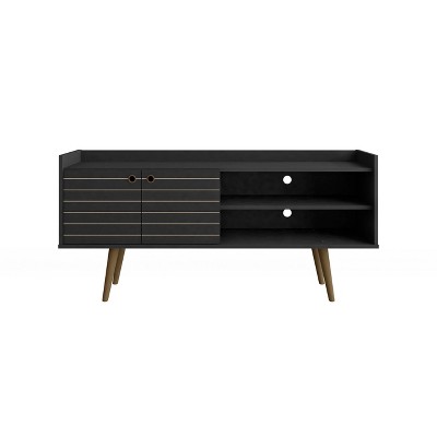 Bogart Mid Century Modern TV Stand For TVs Up To 50" - Manhattan Comfort