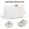 NicBex Metal Handles Modern Storage Dresser with Drawers for Bedroom & Living Room - 3 of 4